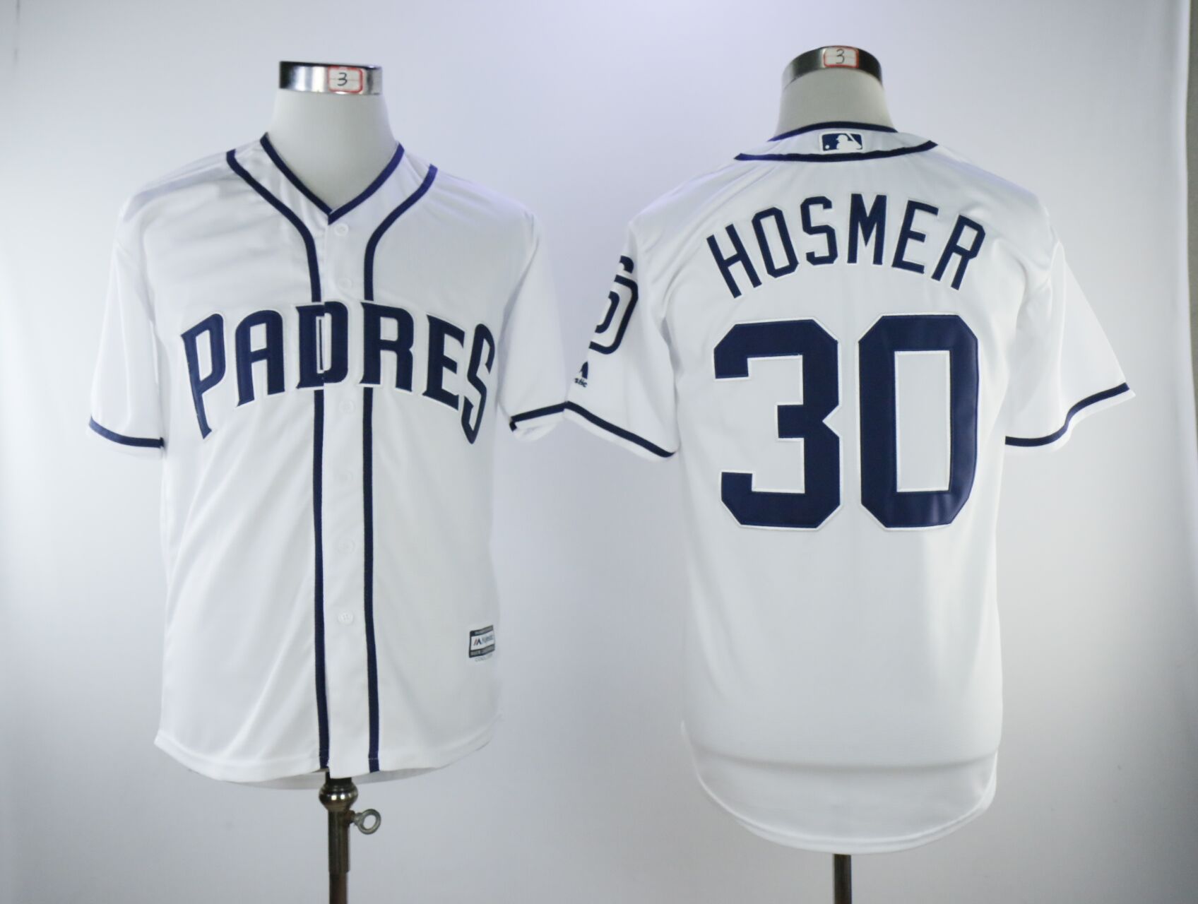 Men San Diego Padres #30 Hosmer White Game MLB Jerseys->houston astros->MLB Jersey
